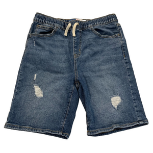 3/27$ Old Navy Boys Blue Distressed Denim Jean Shorts size XL (18)